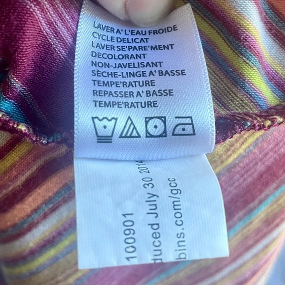 85%OFF❣️Royal Robbins Pink Chevron Striped Sleeveless Dress, L - Picture 8 of 8